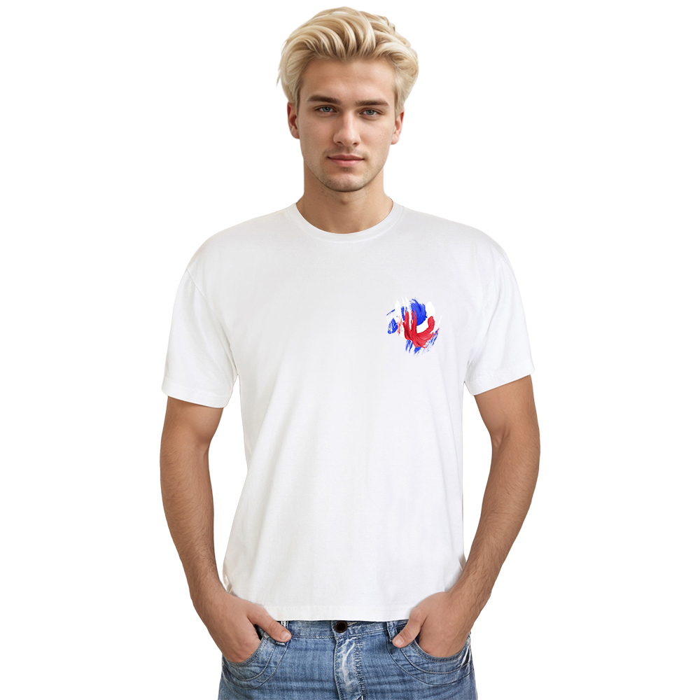 France Couleurs Bleu, Blanc et Rouge T-shirt Ver.7
