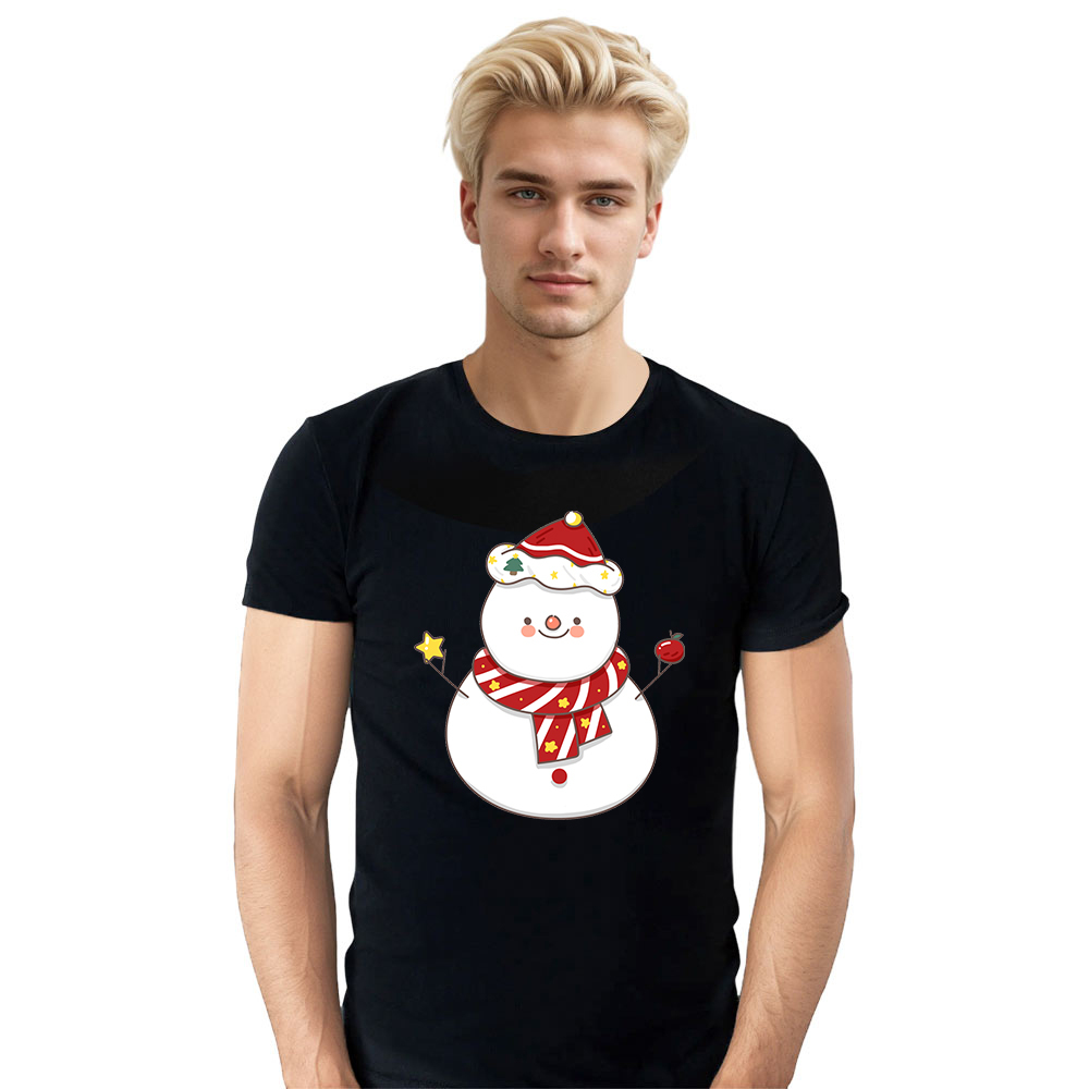 T-shirt Bonhomme de Neige de Noël