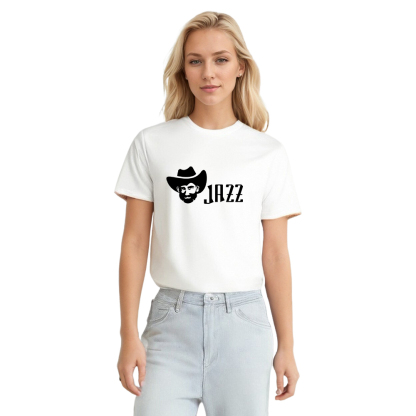 T-shirt Blanc et Noir 'Jazz' Costume Ver.E