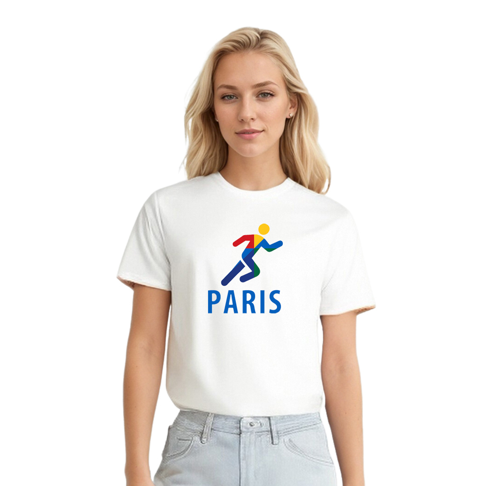 T-shirt Blanc et Noir 'Paris' Ver.G