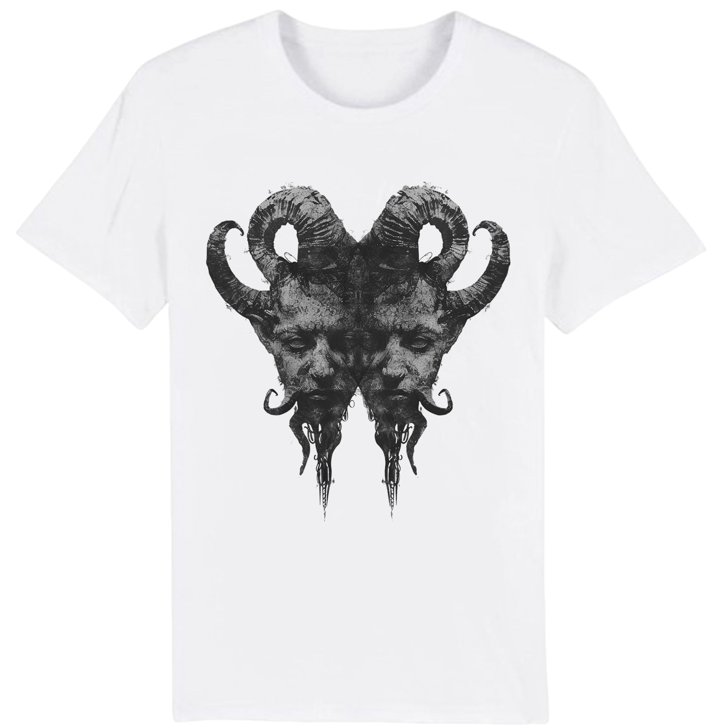 T-shirt Adulte Horreur Mouton à Deux Têtes Costume