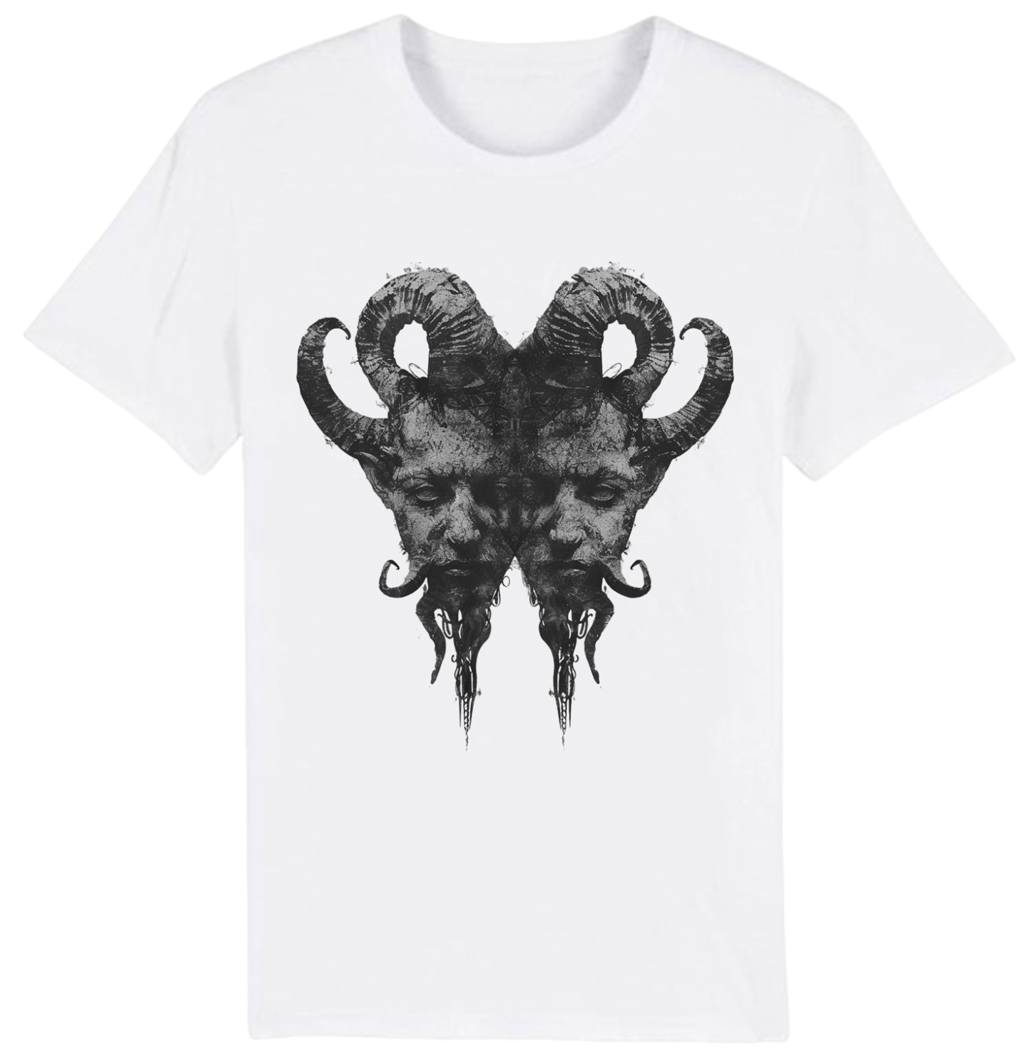 T-shirt Adulte Horreur Mouton à Deux Têtes Costume