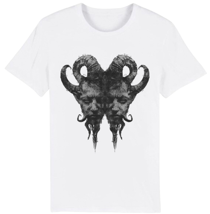 T-shirt Adulte Horreur Mouton à Deux Têtes Costume