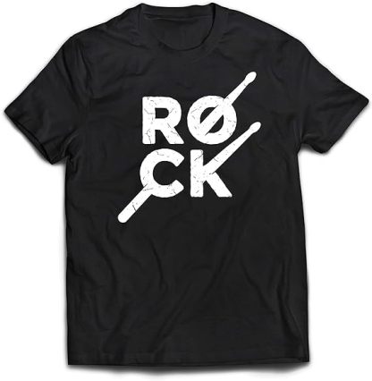 T-shirt Baguettes de Batterie Rock, Musique Rock des Années 80