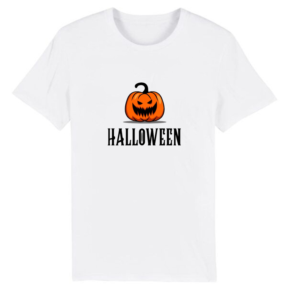 T-shirt Adulte Blanc Logo 'Halloween' Costume