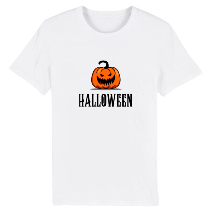 T-shirt Adulte Blanc Logo 'Halloween' Costume