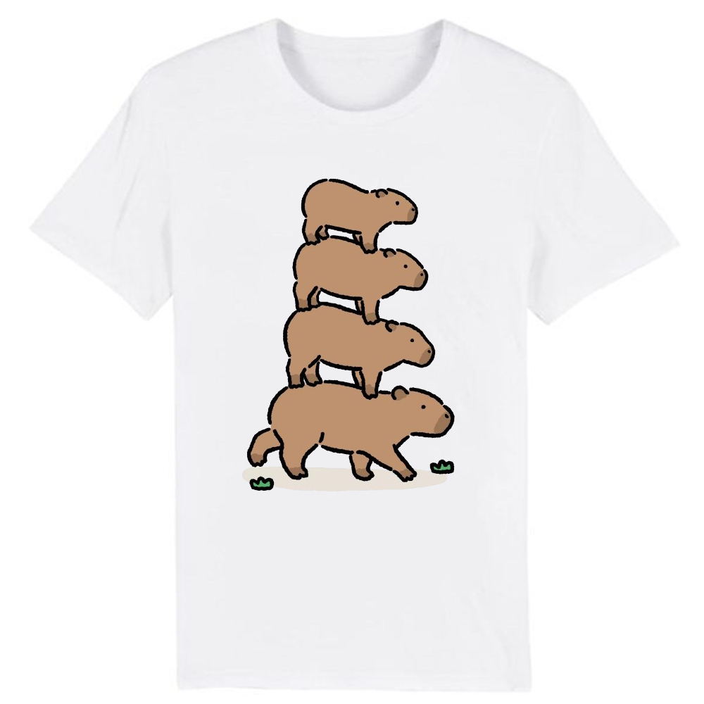 T-shirt Adulte Animal 'Capybara' Costume Ver.B