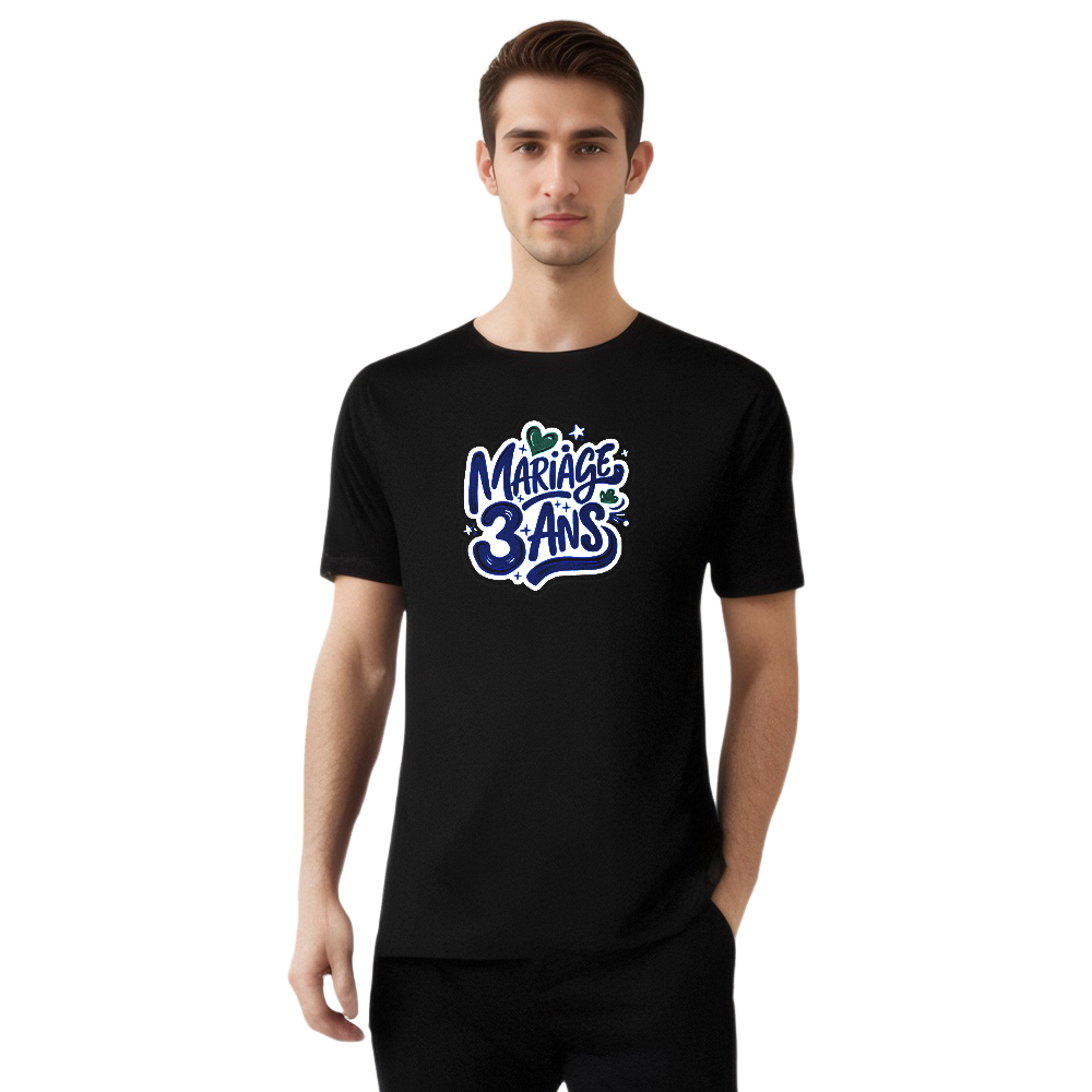 T-shirt 'Mariage 3 Ans' Costume du Memorial Day Ver.4