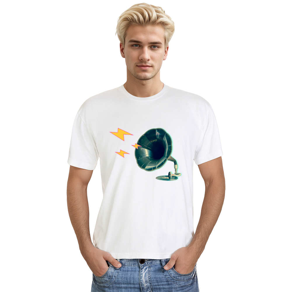 T-shirt Adulte Tourne-disques Vintage Costume