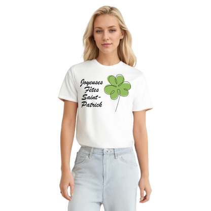 T-shirt Joyeuses Fêtes Saint-Patrick Pour Saint-Patrick Ver.6