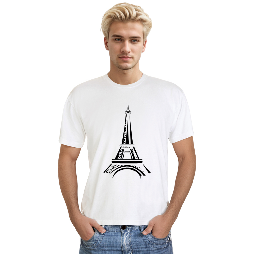 T-shirt Adulte Tour de Paris Vintage Costume