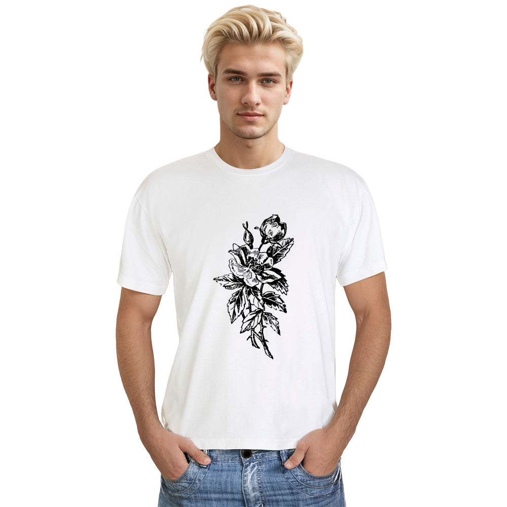 T-shirt Adulte Roses Snciennes Costume