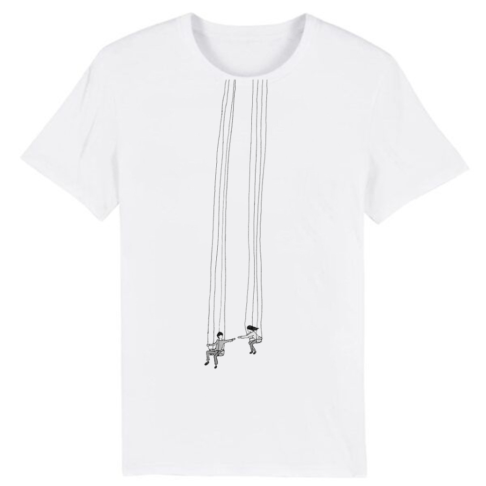T-shirt Blanc Dessins d'Origine Ver.2