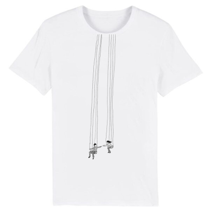 T-shirt Blanc Dessins d'Origine Ver.2