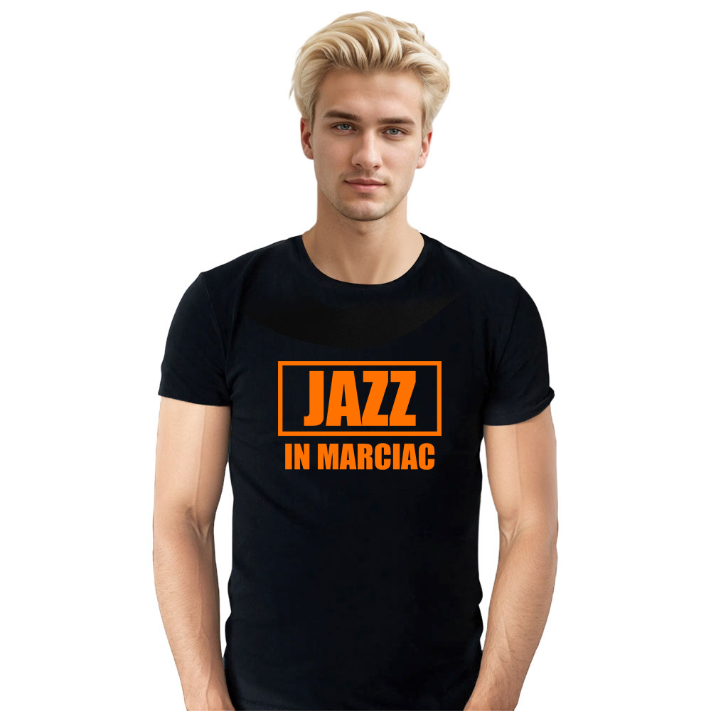 T-shirt Blanc et Noir 'Jazz in Marciac' Costume Ver.4