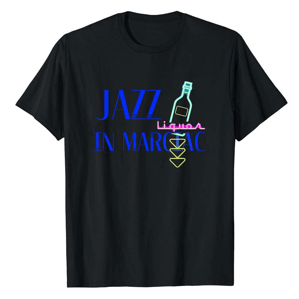 T-shirt Blanc et Noir 'Jazz in Marciac' Costume Ver.5