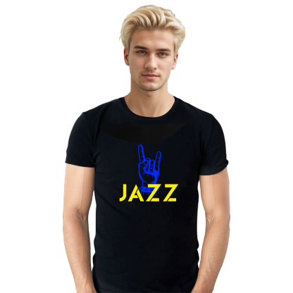 T-shirt Blanc et Noir 'Jazz' Costume Ver.E