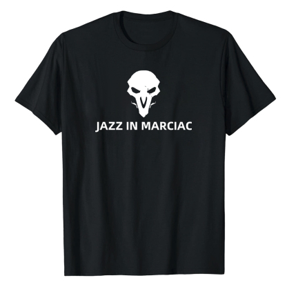 T-shirt Blanc et Noir 'Jazz in Marciac' Costume Ver.8