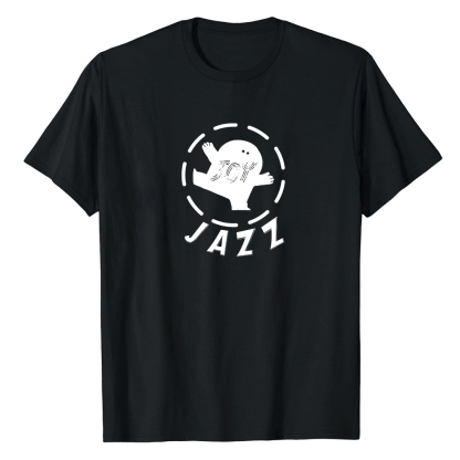T-shirt Blanc et Noir 'Jazz' Costume Ver.G