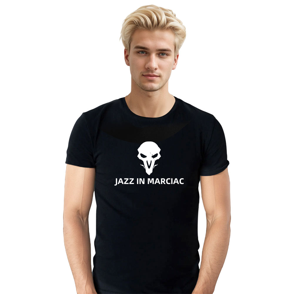 T-shirt Blanc et Noir 'Jazz in Marciac' Costume Ver.8