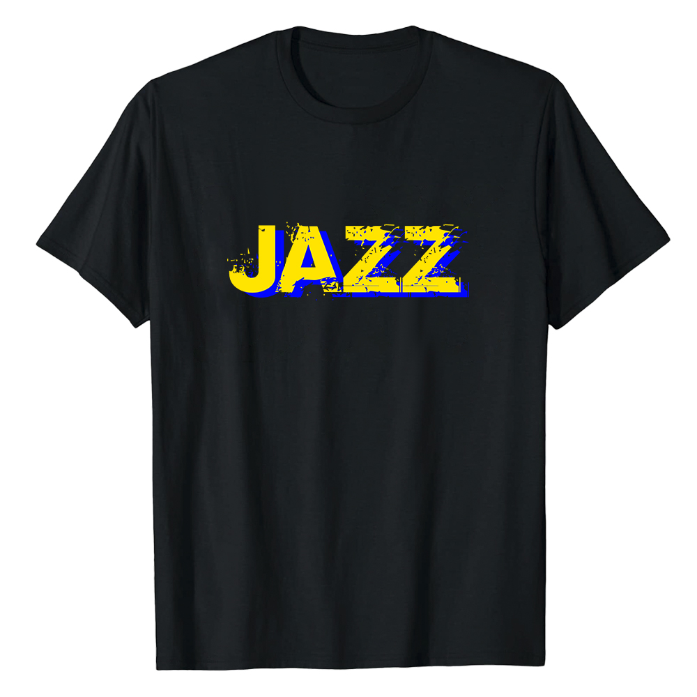 T-shirt Blanc et Noir 'Jazz' Costume