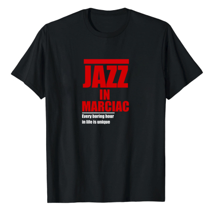 T-shirt Blanc et Noir 'Jazz in Marciac' Costume Ver.2
