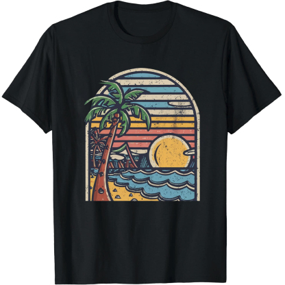T-shirt Adulte Rivage Sablonneux Costume Ver.3