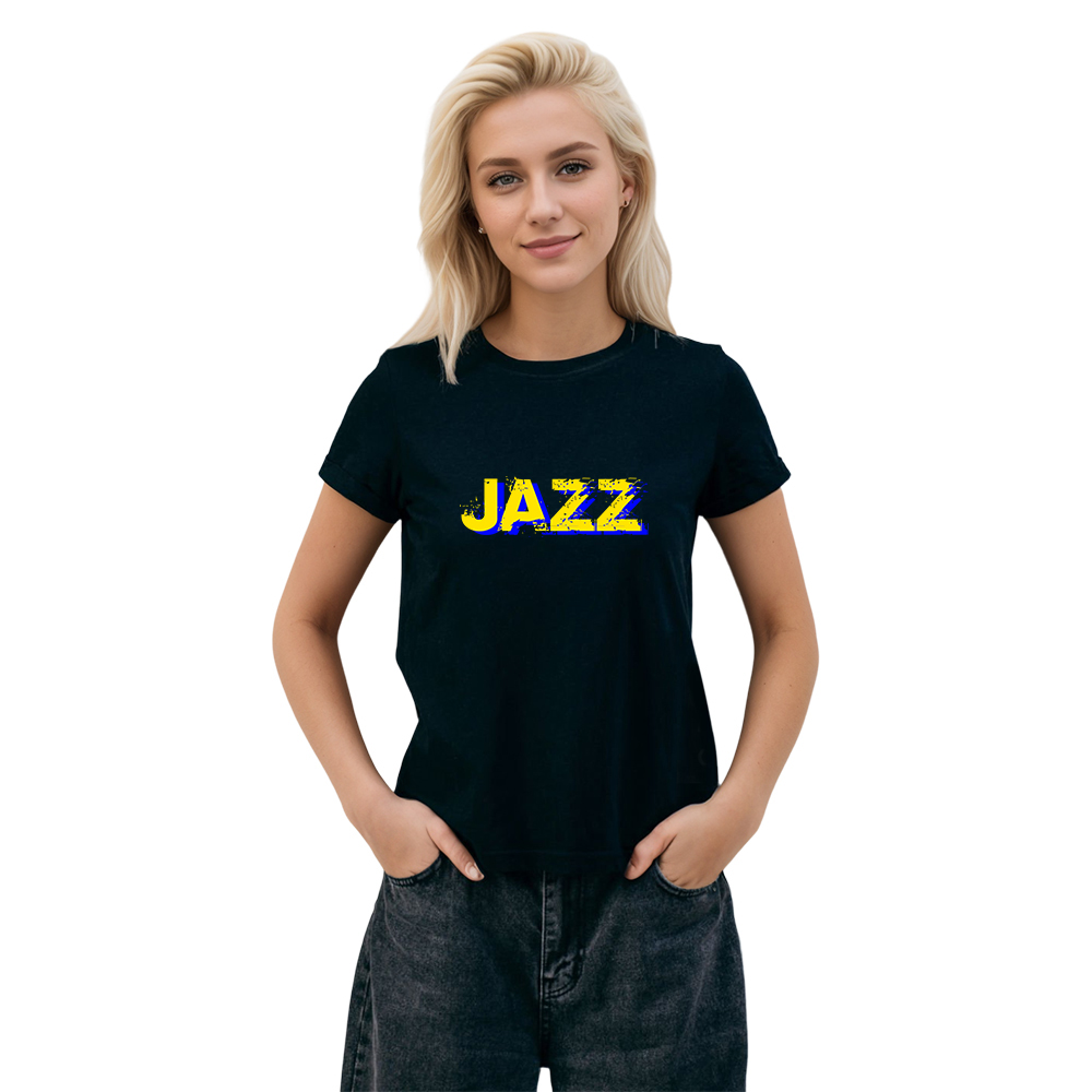 T-shirt Blanc et Noir 'Jazz' Costume