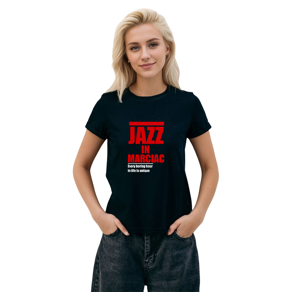T-shirt Blanc et Noir 'Jazz in Marciac' Costume Ver.2