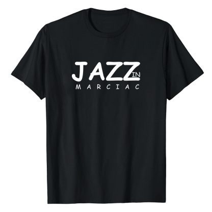 T-shirt Blanc et Noir 'Jazz in Marciac' Costume Ver.3
