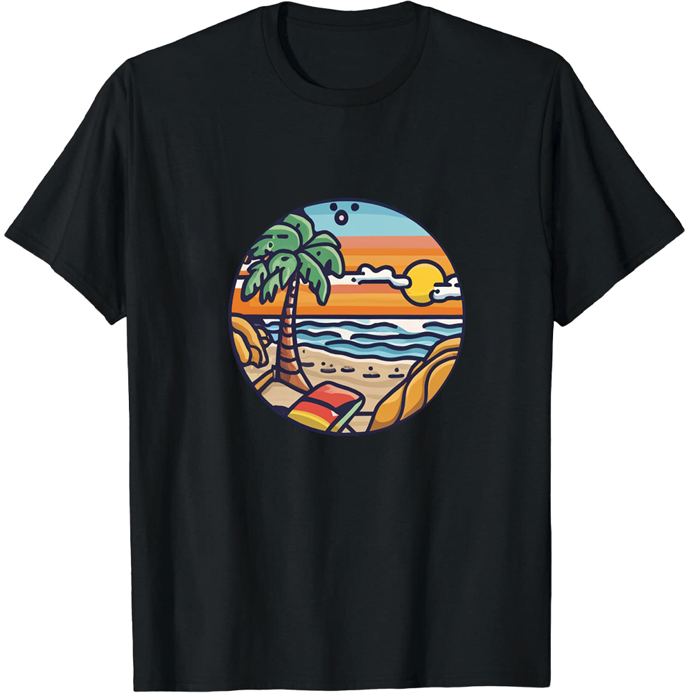 T-shirt Adulte Rivage Sablonneux Costume Ver.6