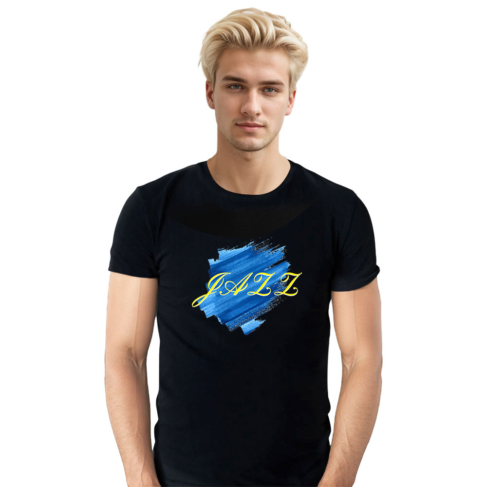 T-shirt Blanc et Noir 'Jazz' Costume Ver.B
