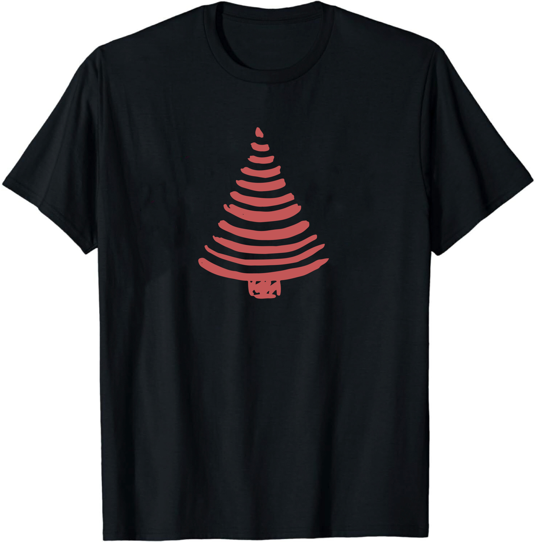 T-shirt Mignon Sapin de Noël Simple Pour Noël VER.5