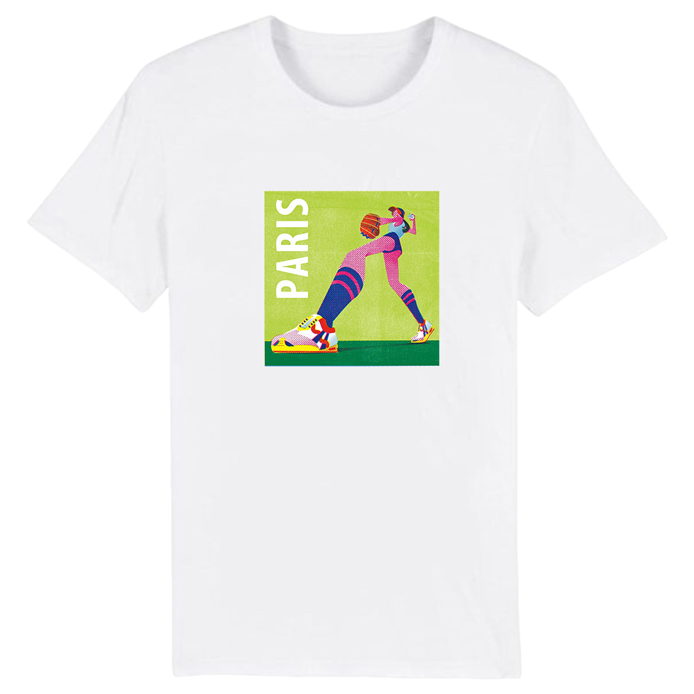 T-shirt Blanc et Noir 'Paris' Ver.H