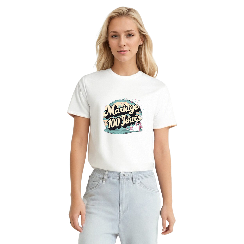 T-shirt 'Mariage 100 Jours' Costume du Memorial Day Ver.5