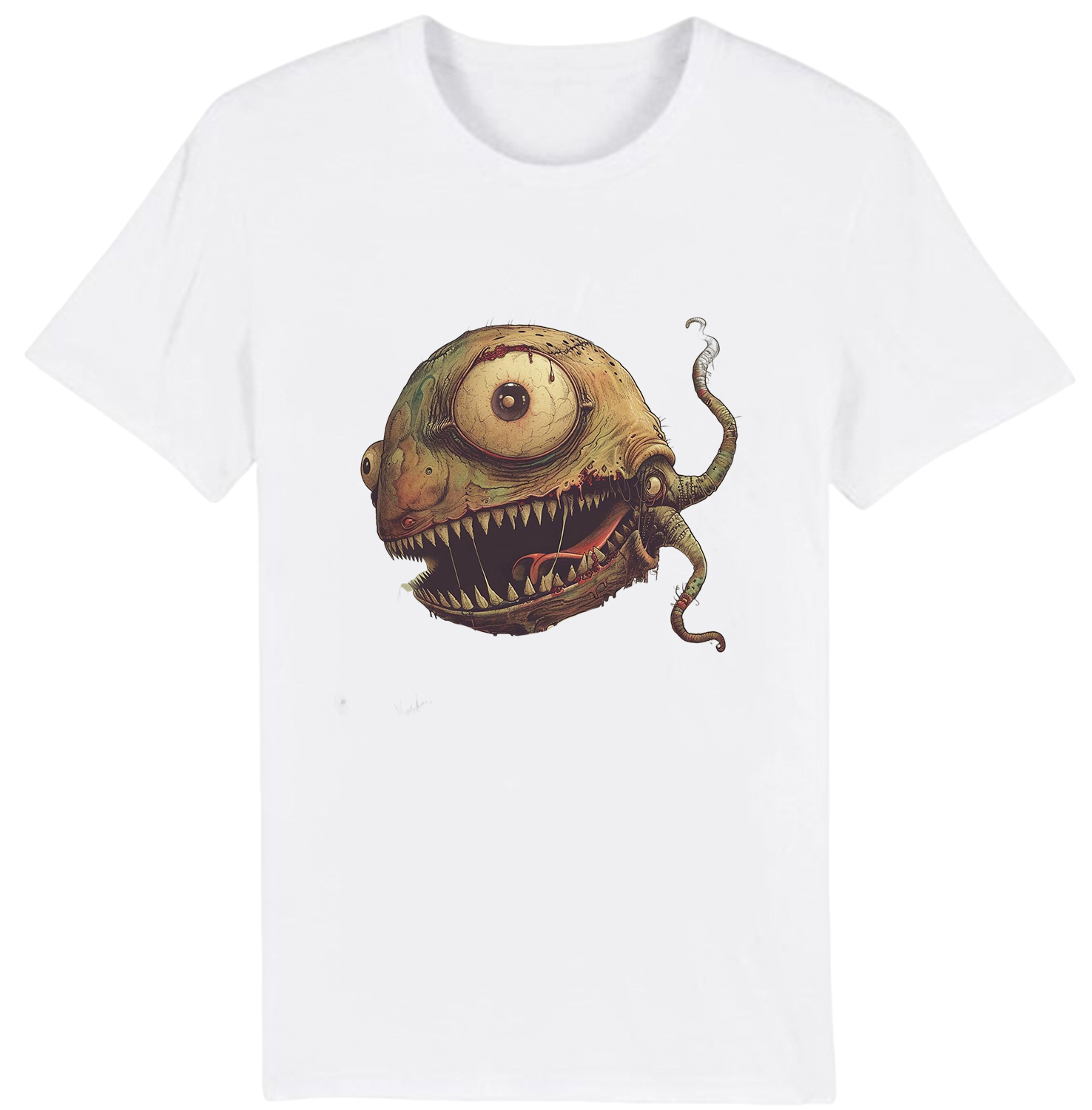 T-shirt Adulte Horror Mutant Sea Creature Costume
