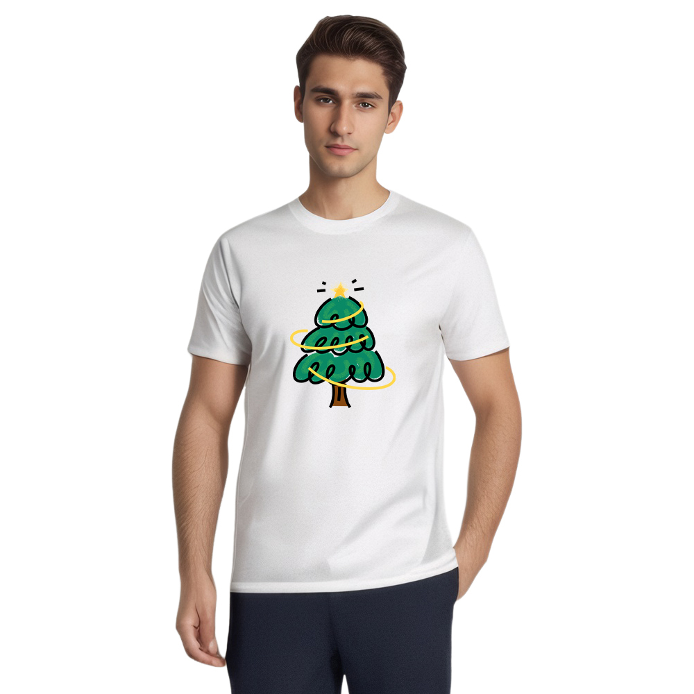 T-shirt Arbre de Noël en Carton Pour Noël