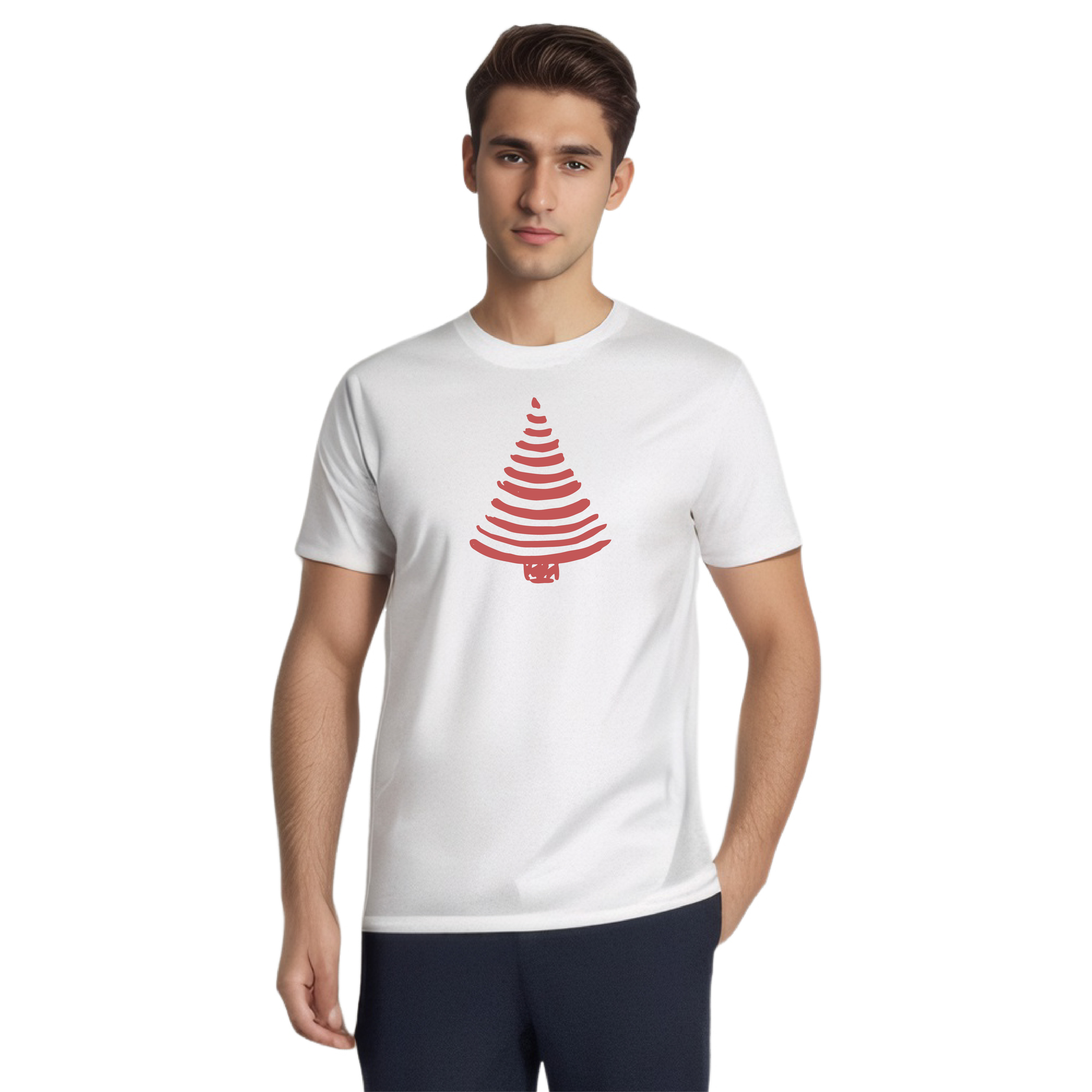 T-shirt Mignon Sapin de Noël Simple Pour Noël VER.5