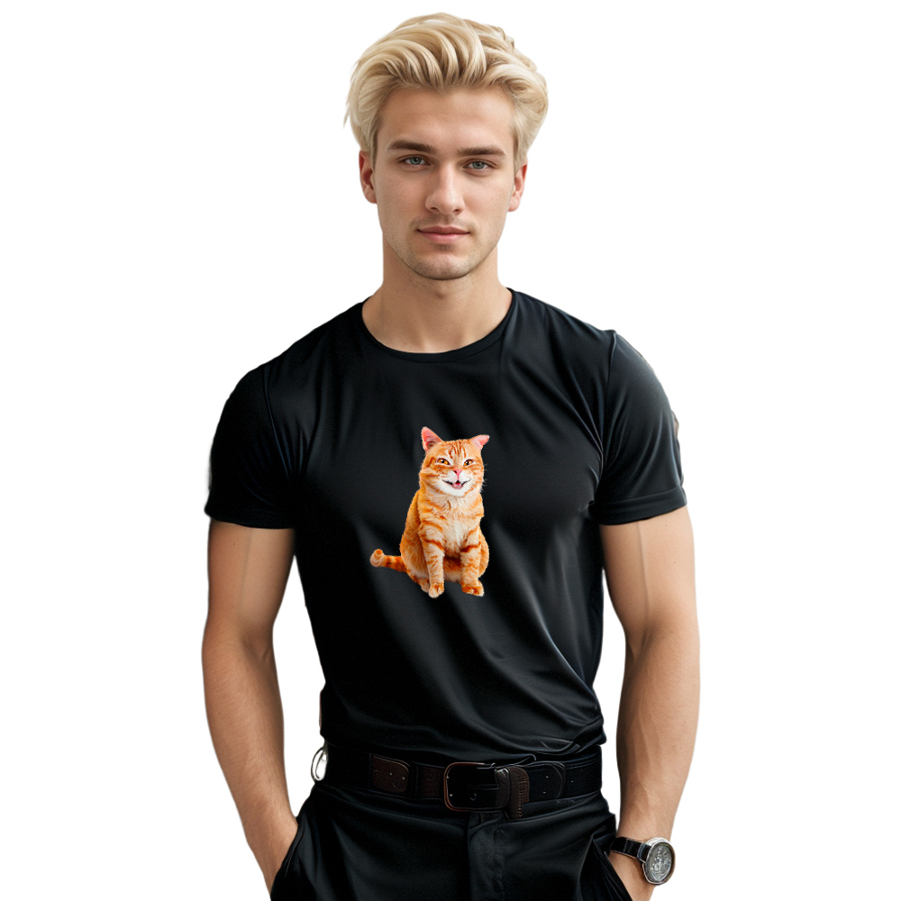 T-shirt Adulte Meme Drôle de Chat Costume
