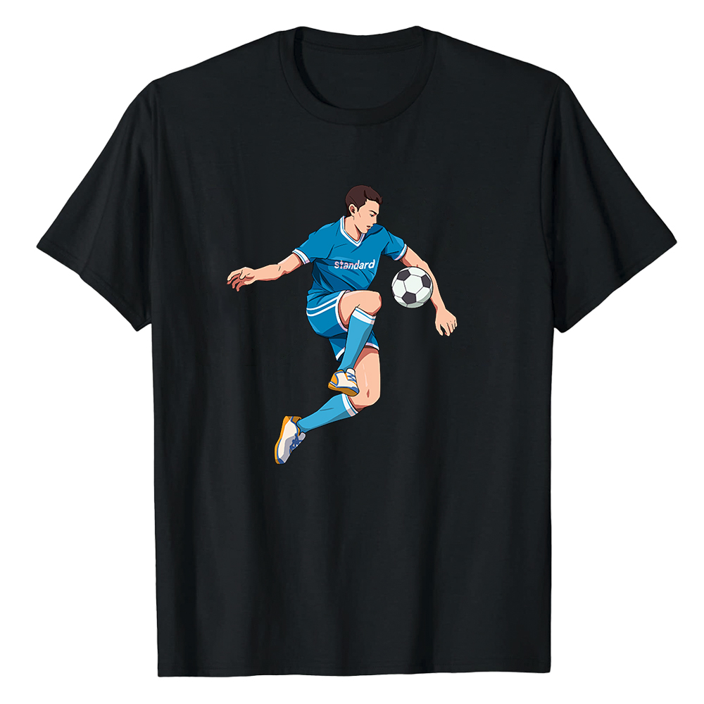 T-shirt Jouer au Football Costume