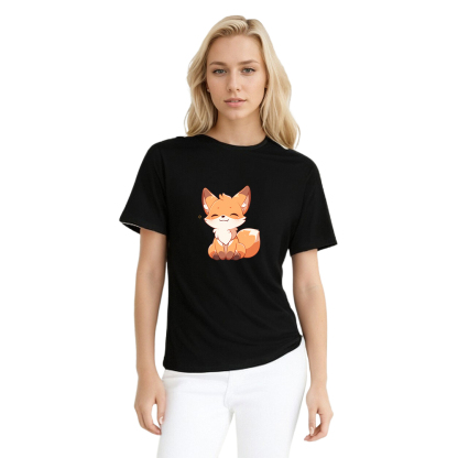 T-shirt Renard Mignon Costume
