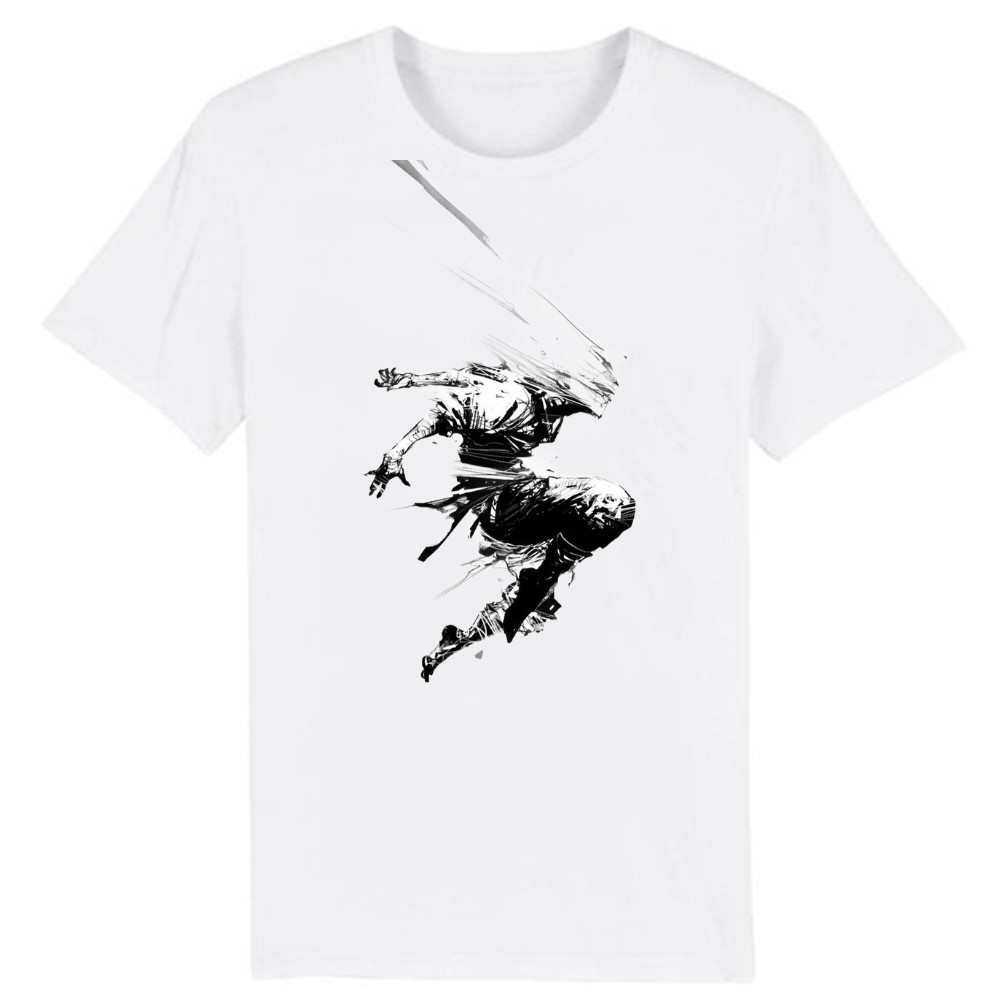 T-shirt Ombres Abstraites Dessin Original