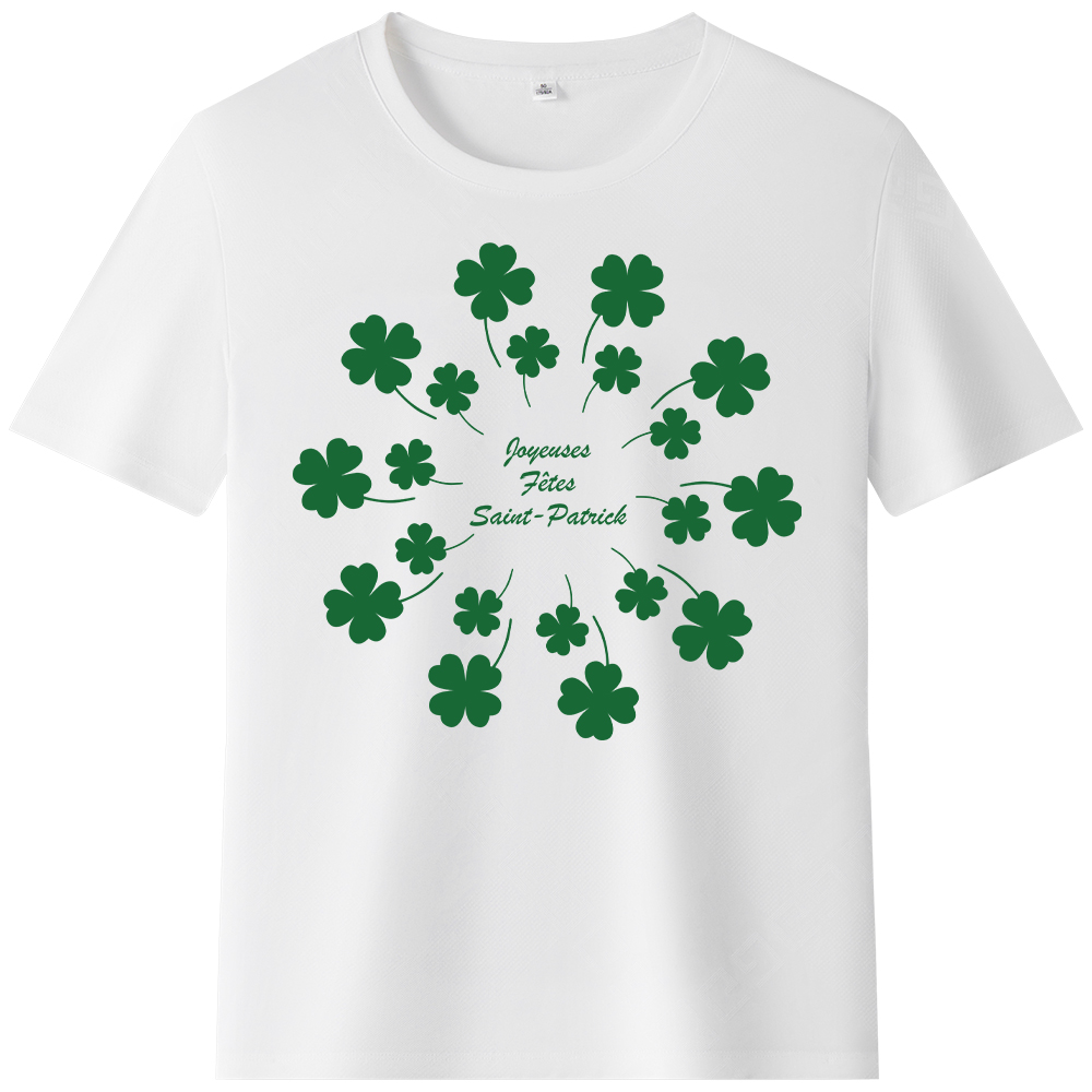 T-shirt Joyeuses Fêtes Saint-Patrick Pour Saint-Patrick Ver.8
