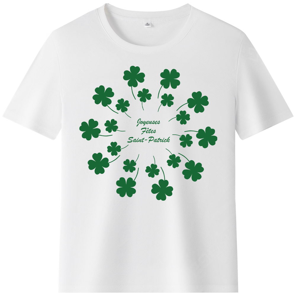 T-shirt Joyeuses Fêtes Saint-Patrick Pour Saint-Patrick Ver.8