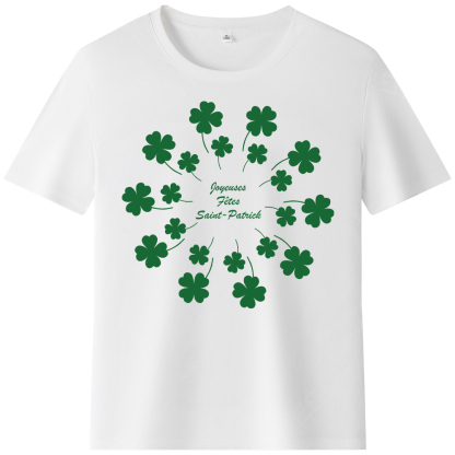 T-shirt Joyeuses Fêtes Saint-Patrick Pour Saint-Patrick Ver.8