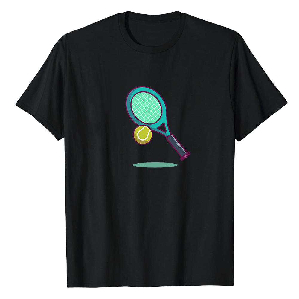 T-shirt Raquette de Tennis Costume