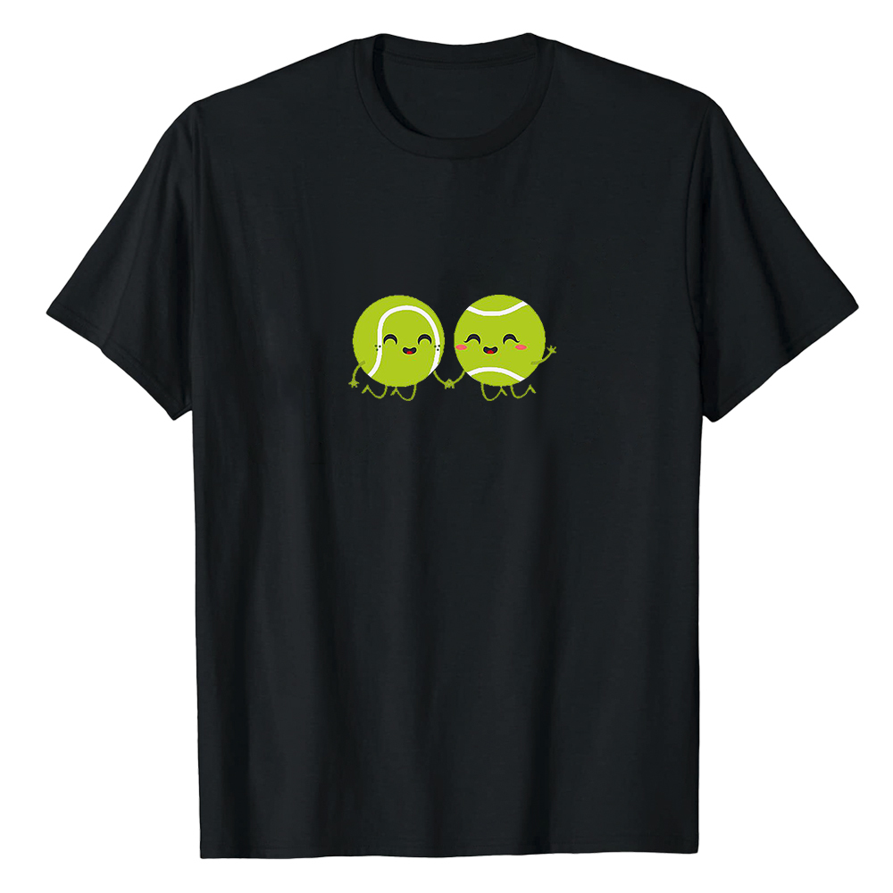 T-shirt Deux Jolies Balles de Tennis Costume