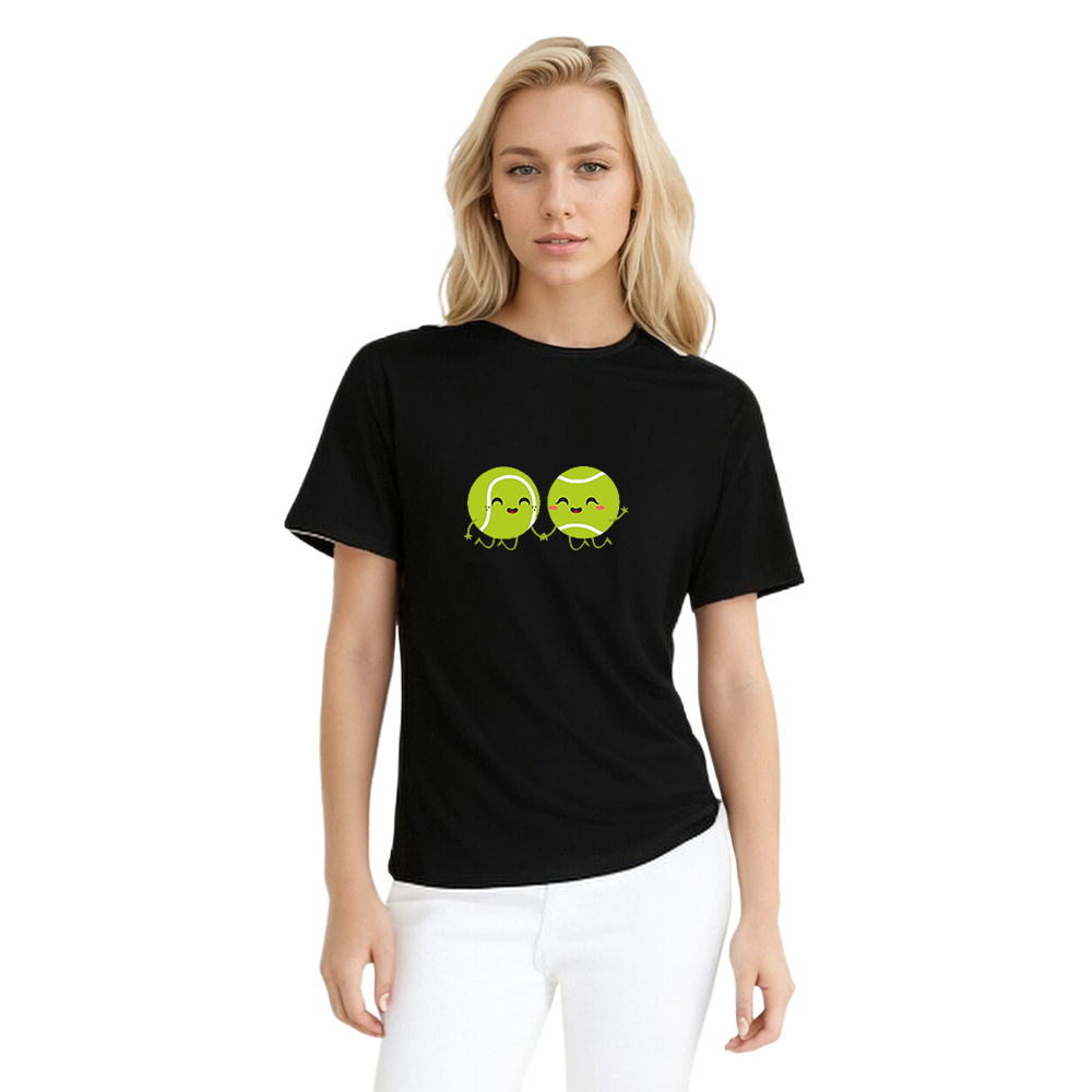 T-shirt Deux Jolies Balles de Tennis Costume