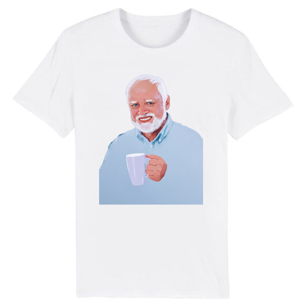 T-shirt Adulte Image Amusante 'Hide the pain Harold' Costume Ver.B