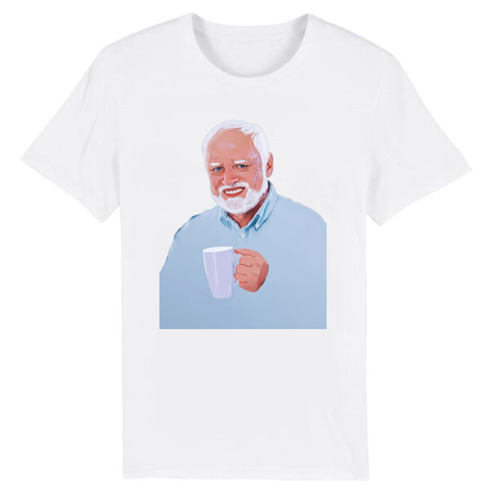 T-shirt Adulte Image Amusante 'Hide the pain Harold' Costume Ver.B